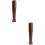 2Pièces Muddler En Bois Marron Clair Pour Épices Ail Cuisine 6