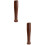 2Pièces Muddler En Bois Marron Clair Pour Épices Ail Cuisine 7