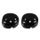 2Pièces Inserts Bump Capuchon Noir Pour Casquettes Baseball 3