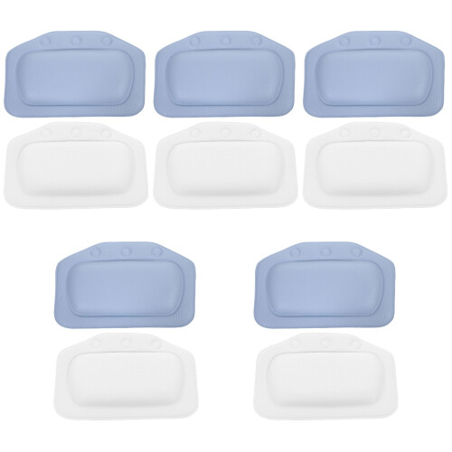 10Pièces Oreiller De Bain Support Épaules Détente 2