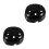 2Pièces Inserts Bump Capuchon Noir Pour Casquettes Baseball 6