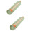 2Pièces Mesure Pied Bébé Plastique Vert Règle Chaussures Précise 9