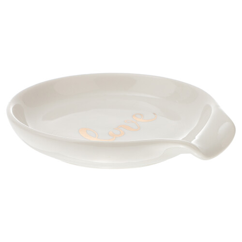 5Pcs Premium White Ceramic Spoon Storage Holder Smooth Touch Tray 1