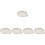 5Pcs Premium White Ceramic Spoon Storage Holder Smooth Touch Tray 7