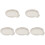5Pcs Premium White Ceramic Spoon Storage Holder Smooth Touch Tray 4