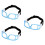 3Pièces Lunettes Protection Cadre Robuste Anti-Vent Uv 10