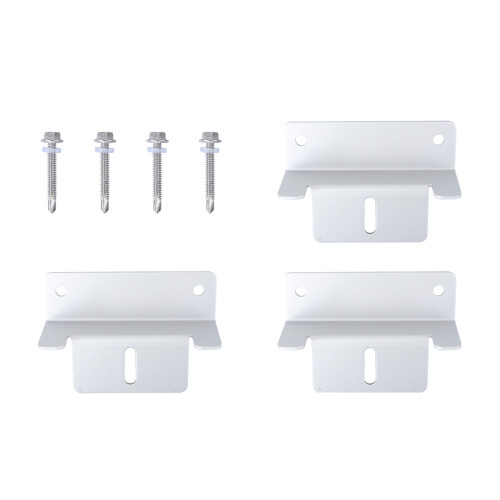 8Pièces Support Z-Type Aluminium Pour Camping-Car, Argent