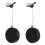 4Pcs Portable Retractable Cable Lock Black Steel Wire Remote Security 1