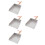 Raindrops  Flat Cleaning Dustpan 4pcs Efficient For Household Users 5