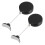 4Pcs Portable Retractable Cable Lock Black Steel Wire Remote Security 3