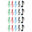 20Pcs Practical Assorted Music Book Clamps for Sheet and Score Holding 5
