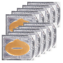 50Pièces Masques Gel Dorés Hydratants Outils