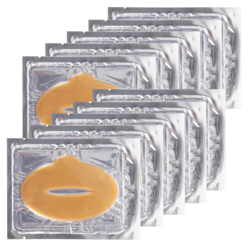 50Pièces Masques Gel Dorés Hydratants Outils