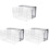 6Pcs Assorted Color Socket Covers Self-Adhesive Wall Outlet Protectors 4
