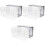 6Pcs Assorted Color Socket Covers Self-Adhesive Wall Outlet Protectors 5