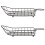 2Pièces Panier Noir En Acier Pour Usage Cuisine Rangement 5