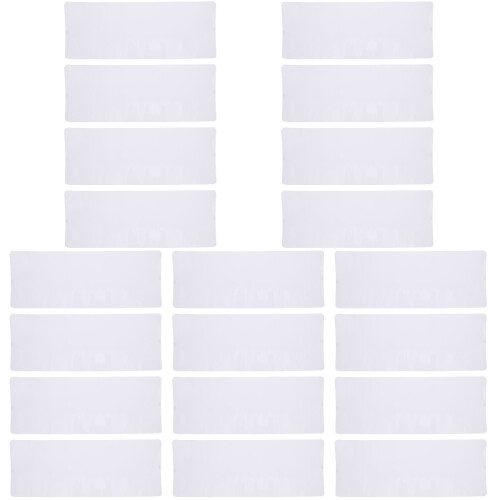 20 Sheets Cat Scratch Sticker White Safety Mask Pet Plastic 1