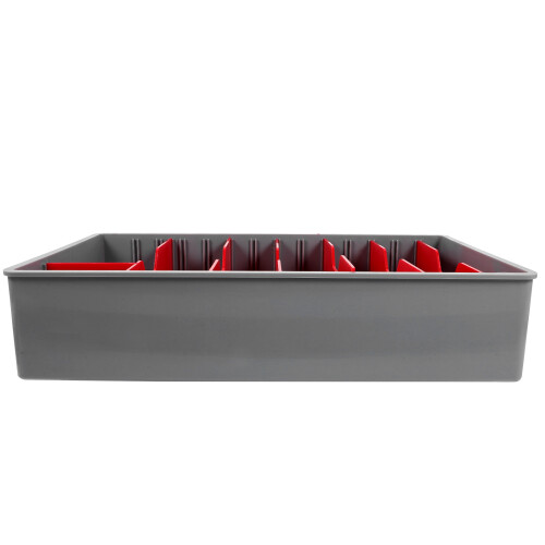 3Pcs Cash Drawer Organizer with Divided Compartments for Retail Use