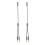 6Pcs Grey Multipurpose Earphone Splitters for Game and Voice Call Use 1