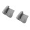 2Pcs Portable Light Grey Blanket Soft Double Sided Air Condition Quilt 8