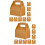 40Pcs Lightweight Brown Kraft Paper Candy and Snack Boxes 7