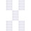 20 Sheets Cat Scratch Sticker White Safety Mask Pet Plastic 8