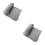 2Pcs Portable Light Grey Blanket Soft Double Sided Air Condition Quilt 10