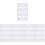 20 Sheets Cat Scratch Sticker White Safety Mask Pet Plastic 5