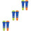 Raindrops Compact Microphone Toy 6pcs For Children'S Imaginative Play 6