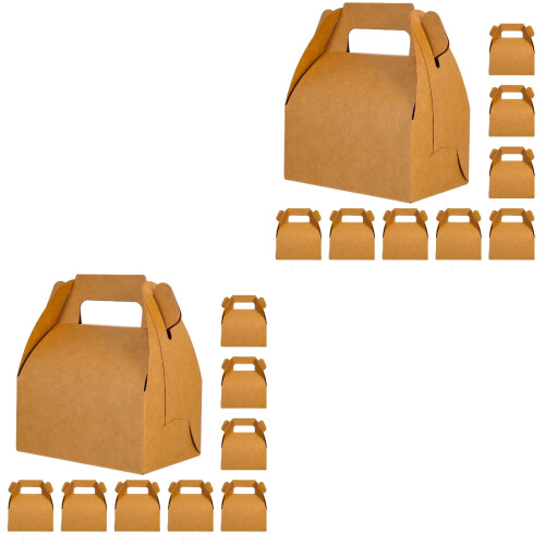 40Pcs Lightweight Brown Kraft Paper Candy and Snack Boxes 2