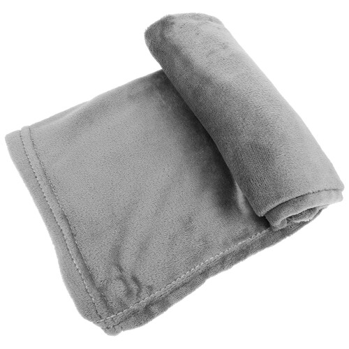 2Pcs Portable Light Grey Blanket Soft Double Sided Air Condition Quilt 2