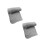 2Pcs Portable Light Grey Blanket Soft Double Sided Air Condition Quilt 6