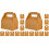 40Pcs Lightweight Brown Kraft Paper Candy and Snack Boxes 2