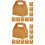 40Pcs Lightweight Brown Kraft Paper Candy and Snack Boxes 5