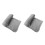 2Pcs Portable Light Grey Blanket Soft Double Sided Air Condition Quilt 9