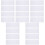 20 Sheets Cat Scratch Sticker White Safety Mask Pet Plastic 3