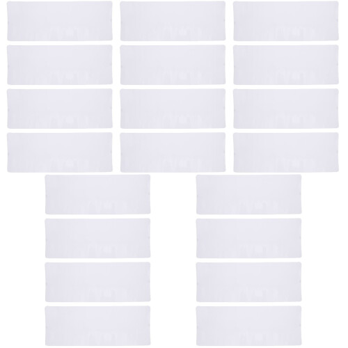20 Sheets Cat Scratch Sticker White Safety Mask Pet Plastic 2