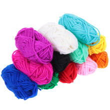 24rolls Acrylic Yarn Knitting Wool Extra Chunky Chenille Craft Yarn For Diy Projects