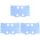 3pcs Pet Neutering Suit Clothes Kitten Cotton 3