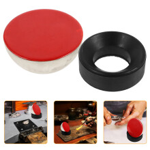2Pcs Lightweight Red Lacquer Ball Jewelry Micro Inlay Gemstone Tool