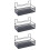 3 Count Draw Organizer Shelf Bathroom Storage Rack Non-Punching 8