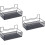 3 Count Draw Organizer Shelf Bathroom Storage Rack Non-Punching 7