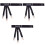 3Stk Schwarze Hemdhalter Mit Rutschfestem Clip Elastisch Und Robust 3