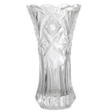 2Pcs Clear Decorative Glass Vase Retro Hydroponic Plant Flower Vessel