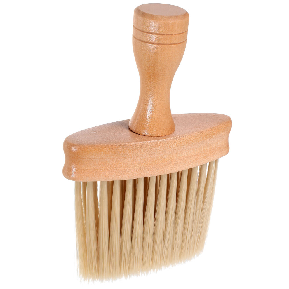 Iplusmile 2Pcs Chocolate Barber Neck Brush Easy Hair Cutting Duster For Stylists