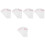 60Pcs Red Budget Planner Sheets Paper with 6 Holes for Binder Inserts 6