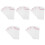 60Pcs Red Budget Planner Sheets Paper with 6 Holes for Binder Inserts 5