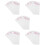 60Pcs Red Budget Planner Sheets Paper with 6 Holes for Binder Inserts 10