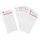 60Pcs Red Budget Planner Sheets Paper with 6 Holes for Binder Inserts 2