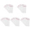 60Pcs Red Budget Planner Sheets Paper with 6 Holes for Binder Inserts 4
